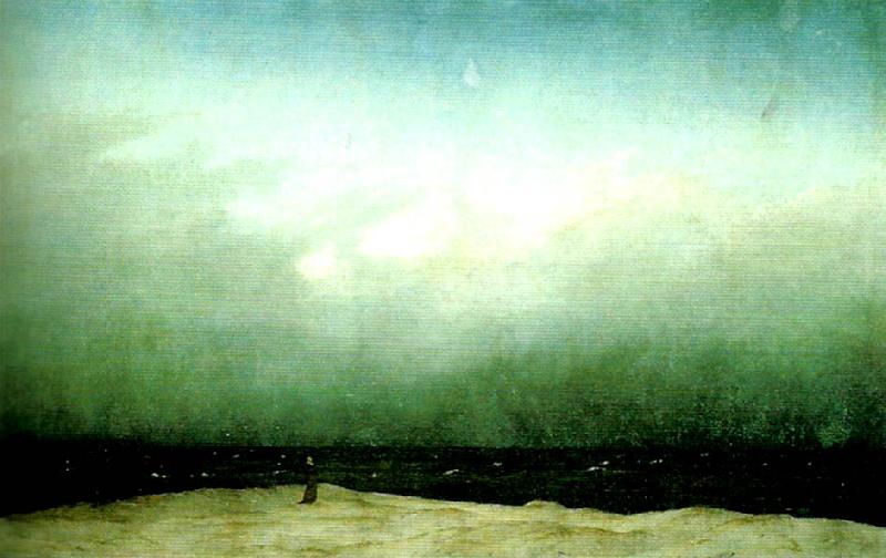 Caspar David Friedrich monk by the sea oil painting picture